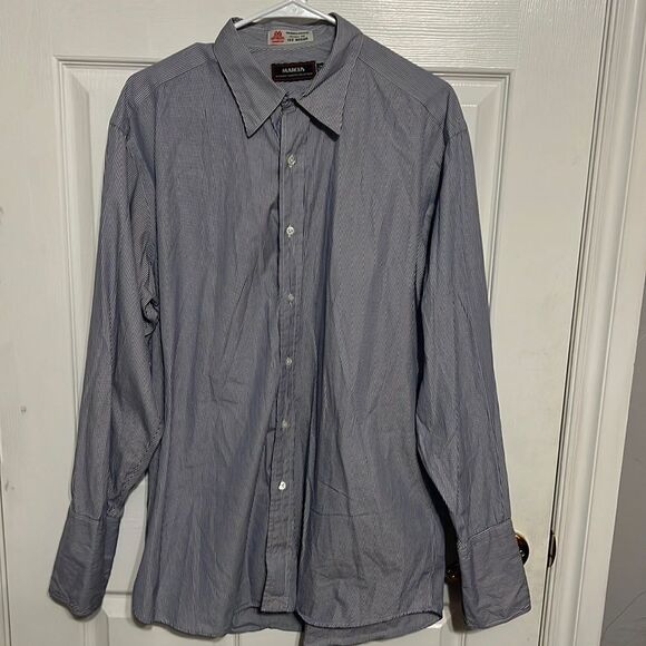 🔥🔥MARCUS by Neiman-Marcus Collection Button Down Dress Shirt Men Sz 16.5 - 33 - Picture 7 of 9
